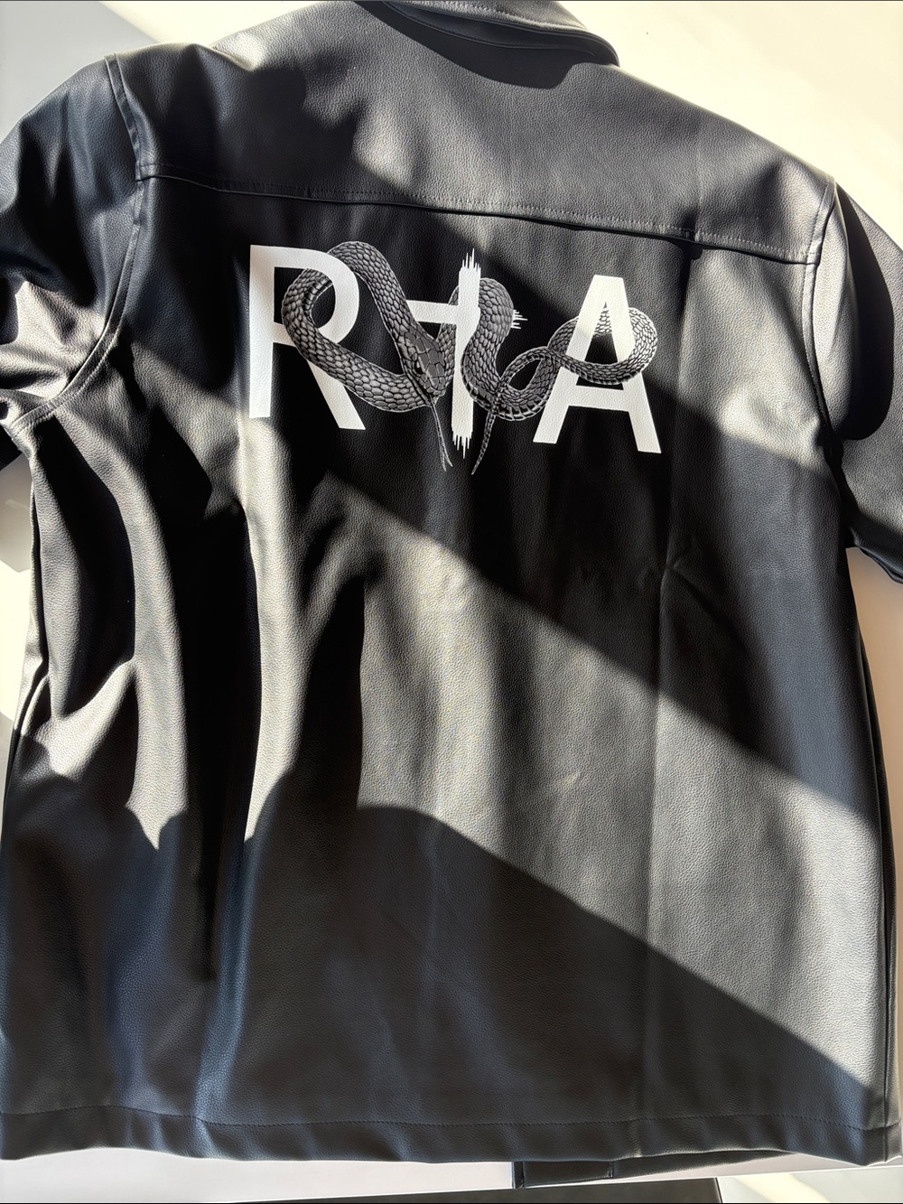 Men's RTA Black Short Sleeve Jacket